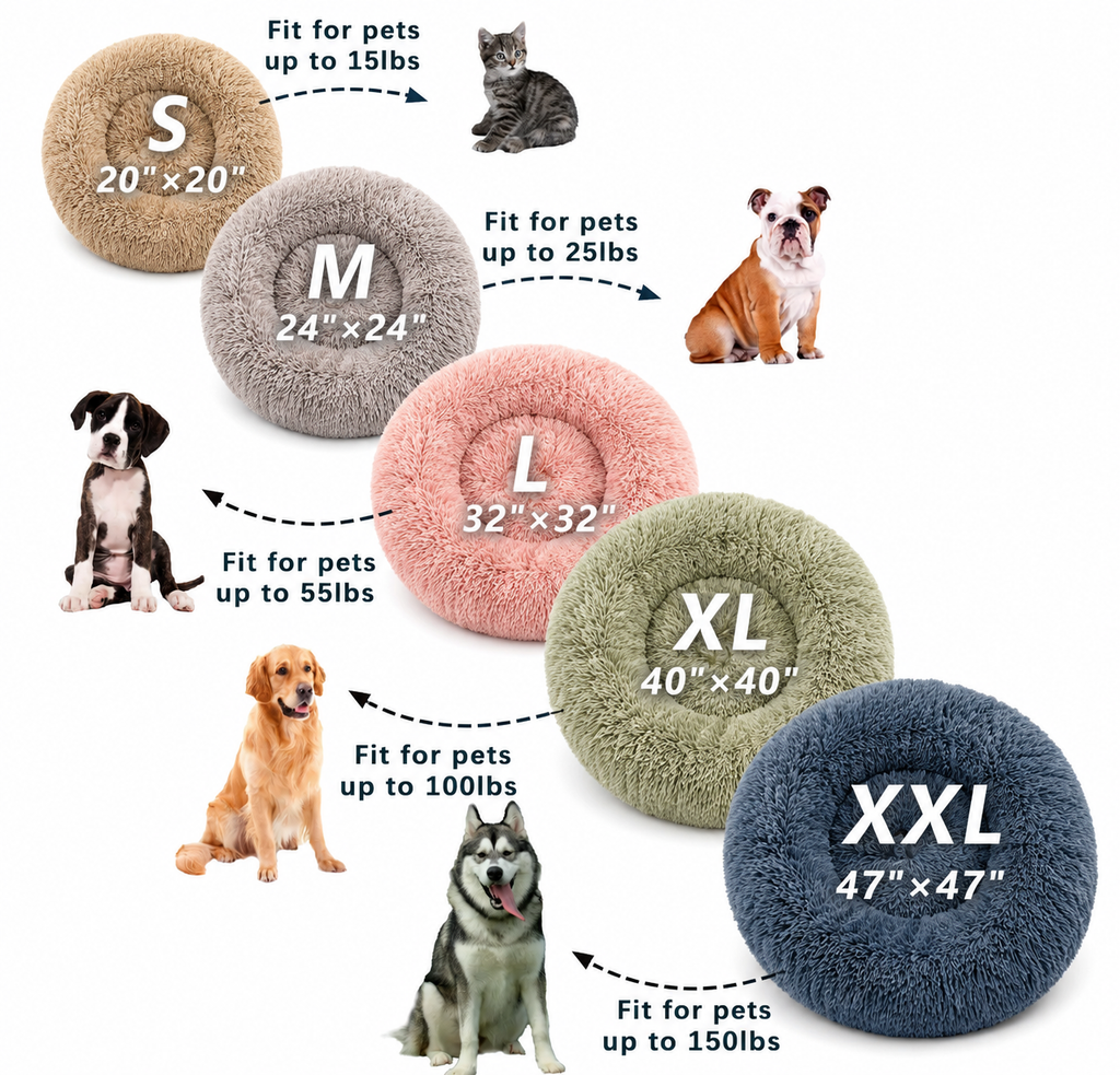 Premium Calming & Anti-Anxiety Bed for Dogs & Cats | Loyal Paw™